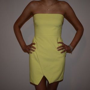 Likely strapless mini dress
